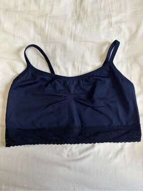 Torrid Plus size lace bralette 3X - Navy colour